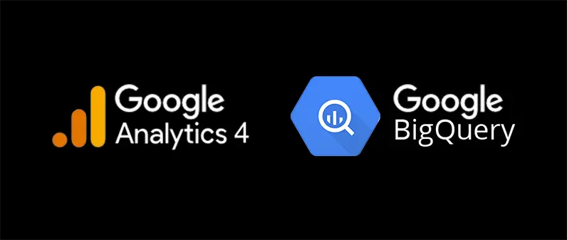 Google BigQuery logo centered with social media logos around it.