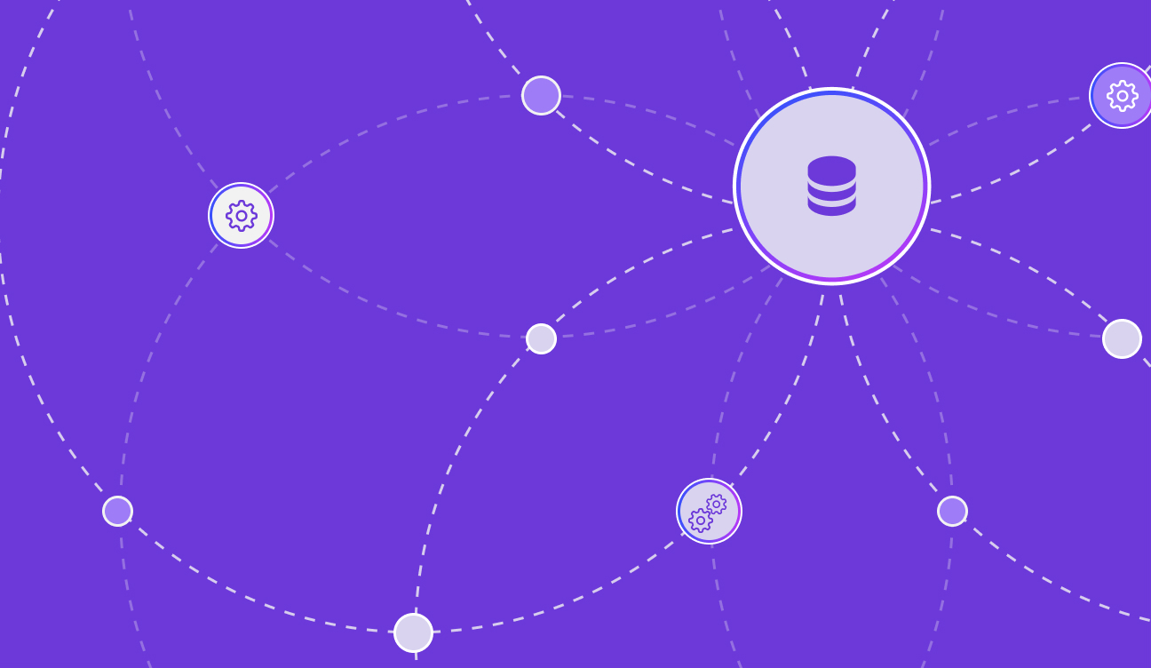 illustration of data connections